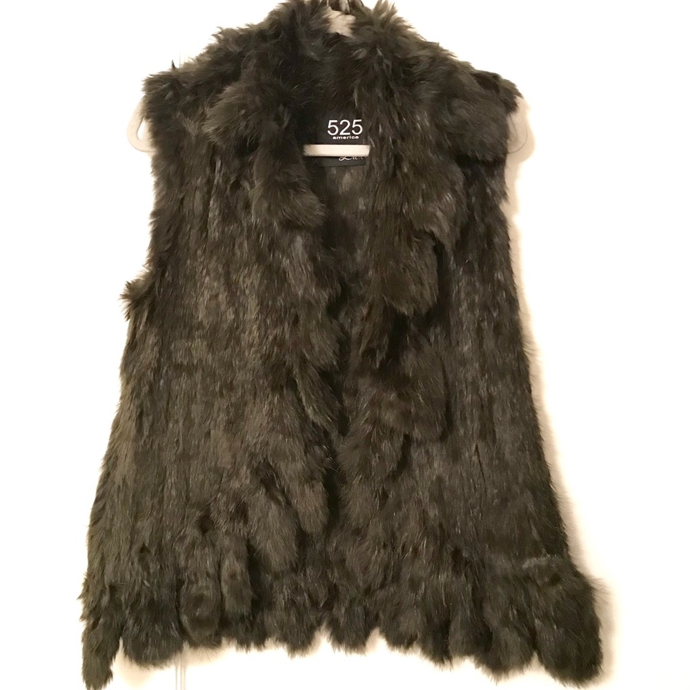 525 America Rex Rabbit Fur Vest